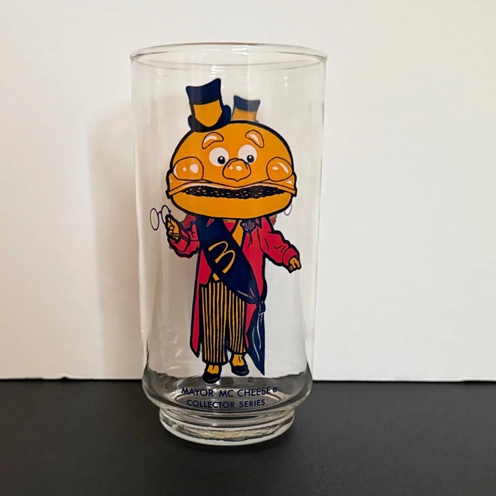 McDonald’s Collector Series glass 1970’s - Mayor McCheese